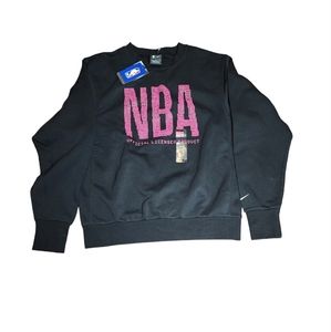 Men's  Nike NBA official licensed sweater size M loose fit colour black/pink